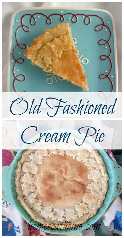 Old Fashioned Cream Pie