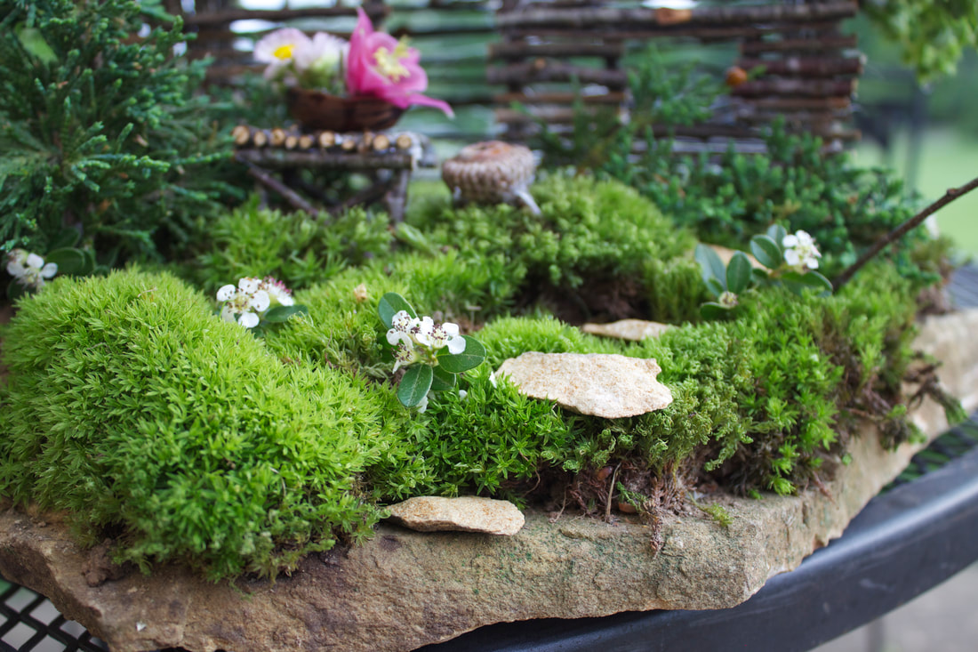 Handmade fairy garden stepping stones