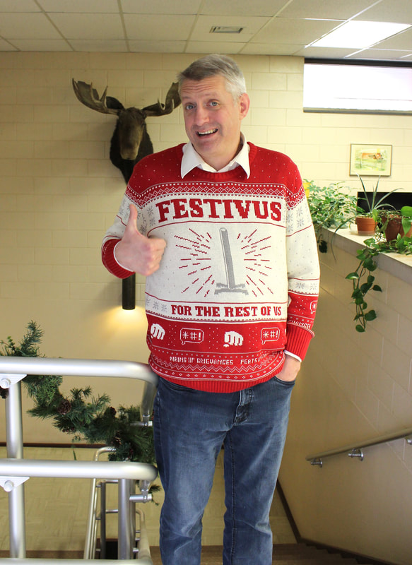 Get this Festivus for the Rest of Us ugly Christmas sweater in time for Christmas!