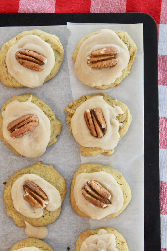 Pumpkin Cookies with Browned Butter Glaze