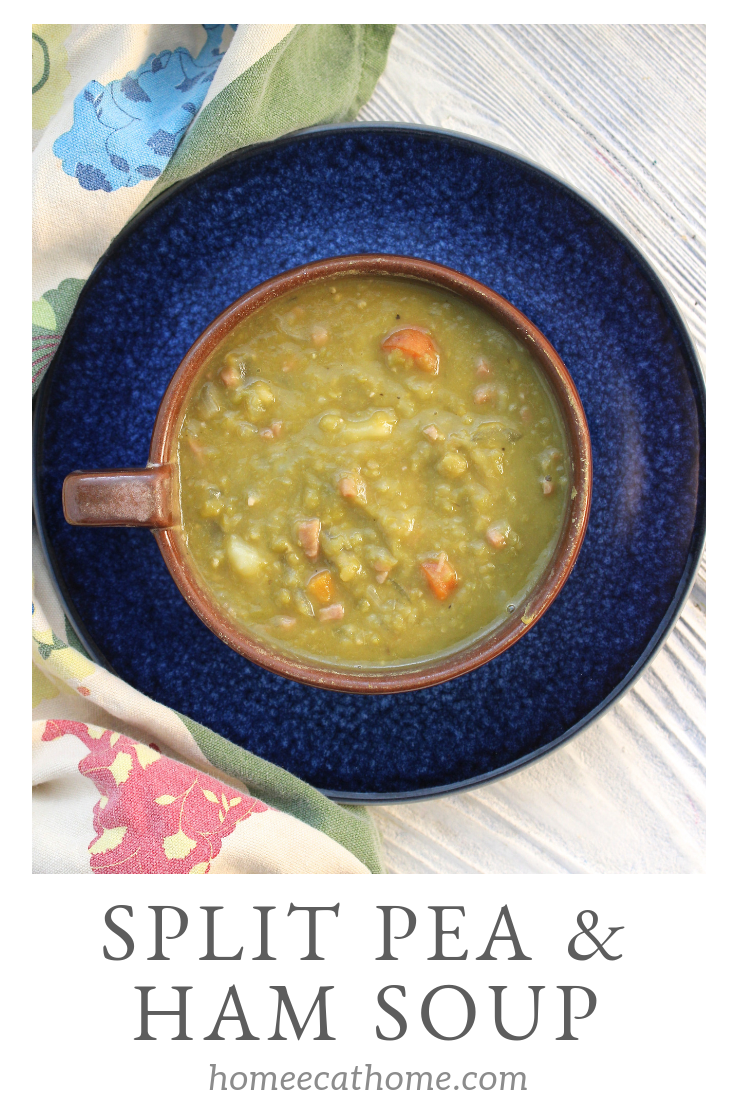 The best Slow Cooker split pea and ham soup