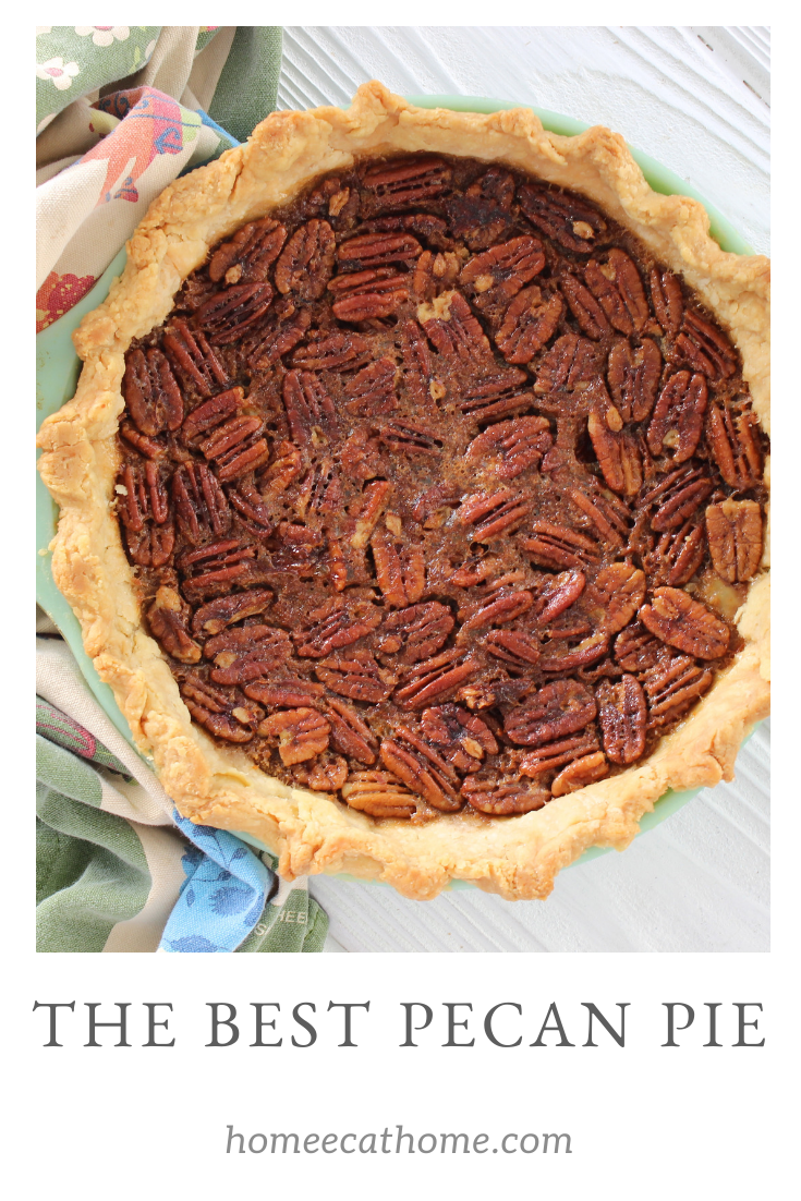The best pecan pie, Buttery, caramelly, with a perfect texture balance between the sugary filling and the pecan layer against a flaky, salty crust. It's perfection. 