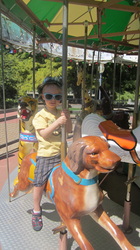 Riding the carousel