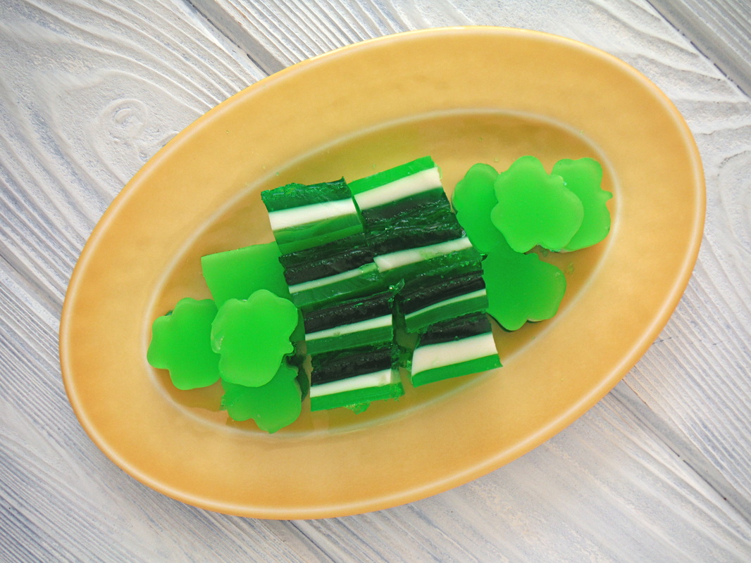 St. Patrick's Day Green Jello