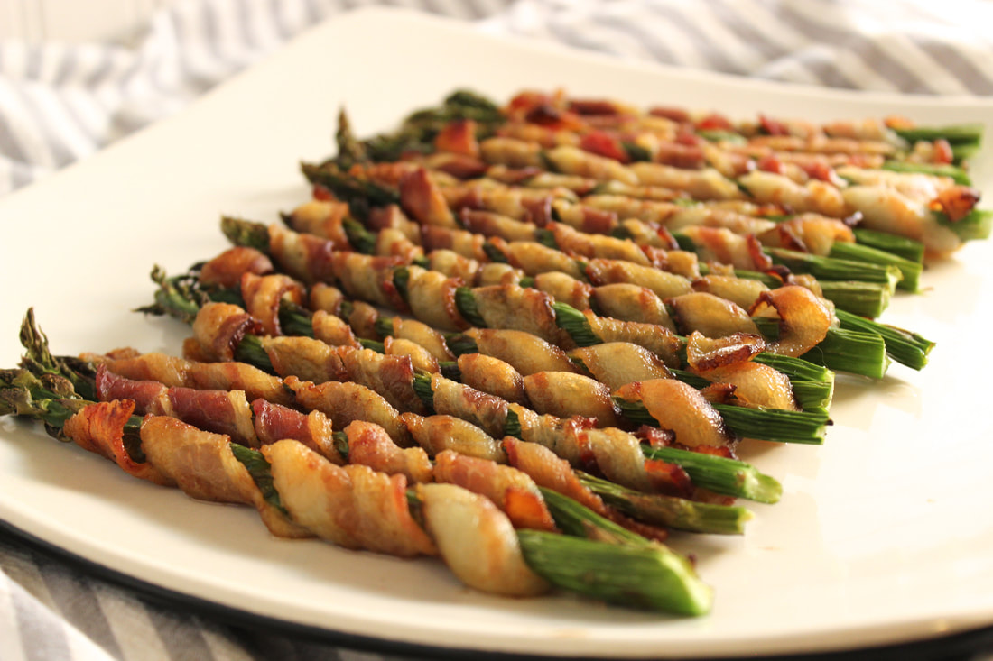 Enjoy this delicious bacon wrapped asparagus!