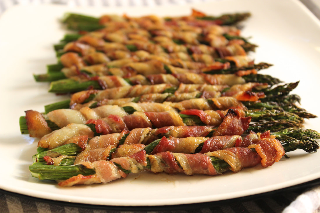 bacon wrapped asparagus photography