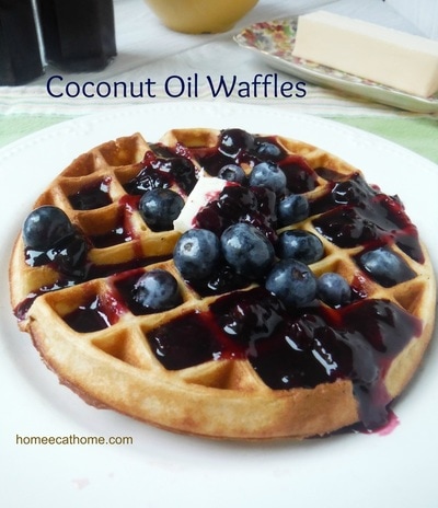 Coconut Oil Waffles