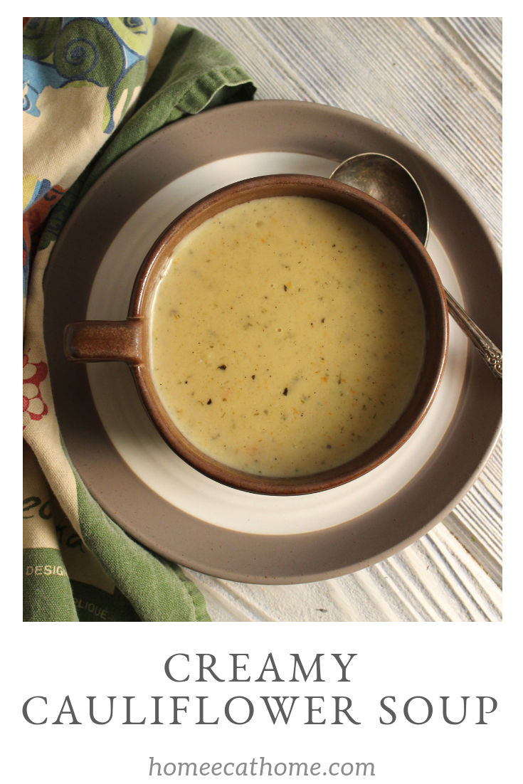 New and Improved Creamy Cauliflower Soup