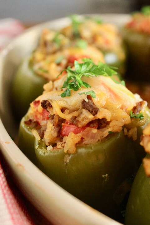 Stuffed Peppers Close-up