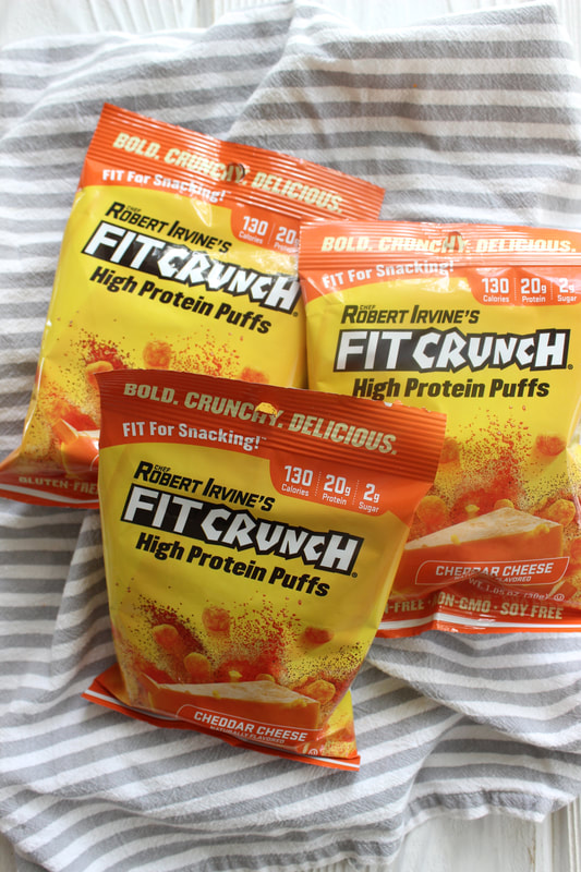 Robert Irvine's Fit Crunch High Protein Cheese Puffs