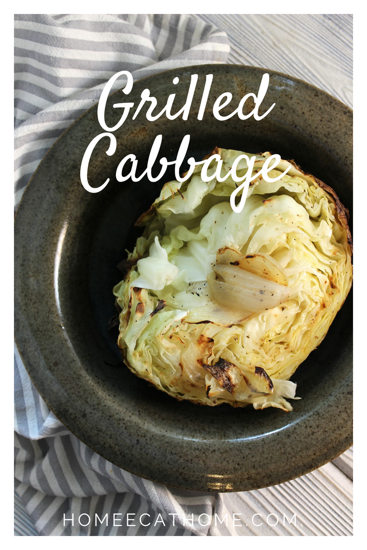 Buttery, caramelized, deliciously grilled cabbage!