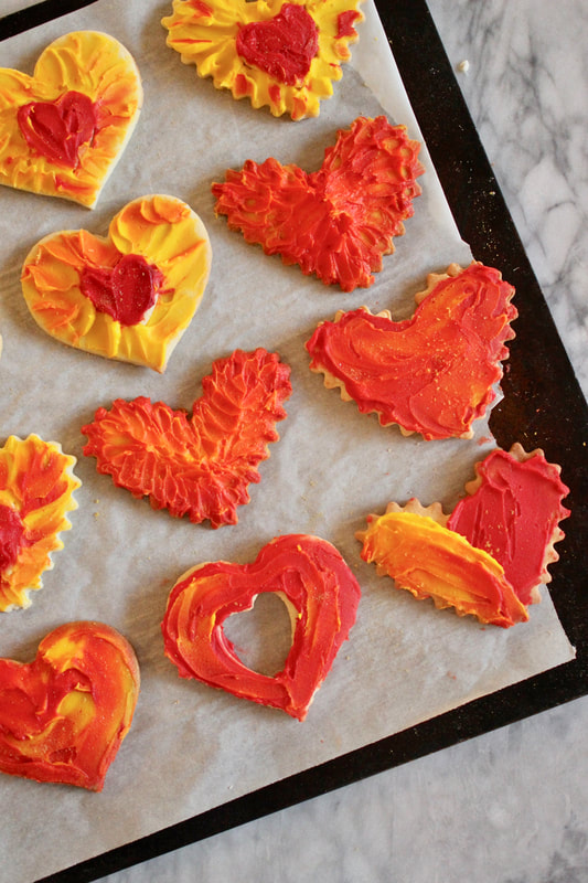 Valentine's Day Heart Cut-out Sugar Cookies