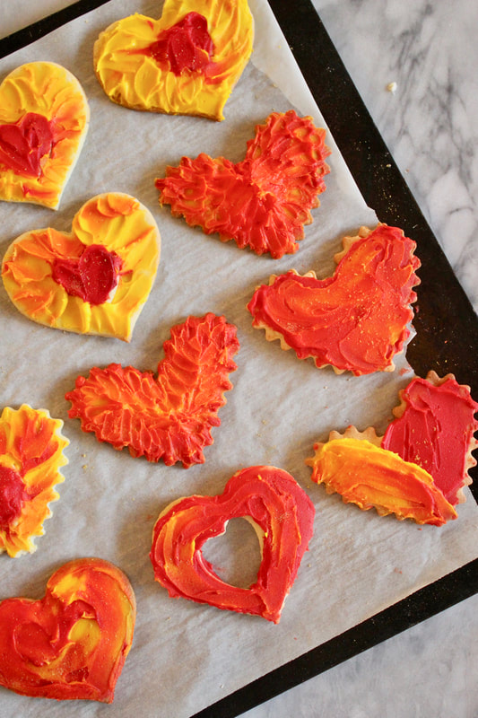 Valentine's Day Heart Cut-Out Sugar Cookies