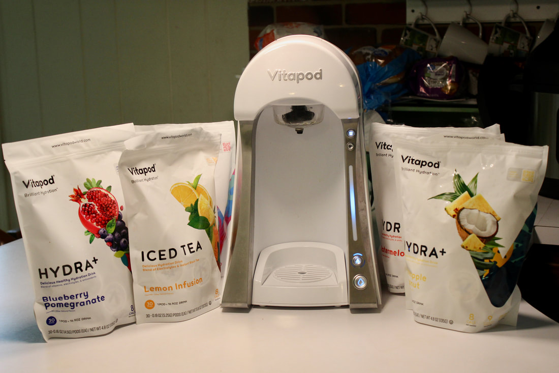 Vitapod machine and flavor pods