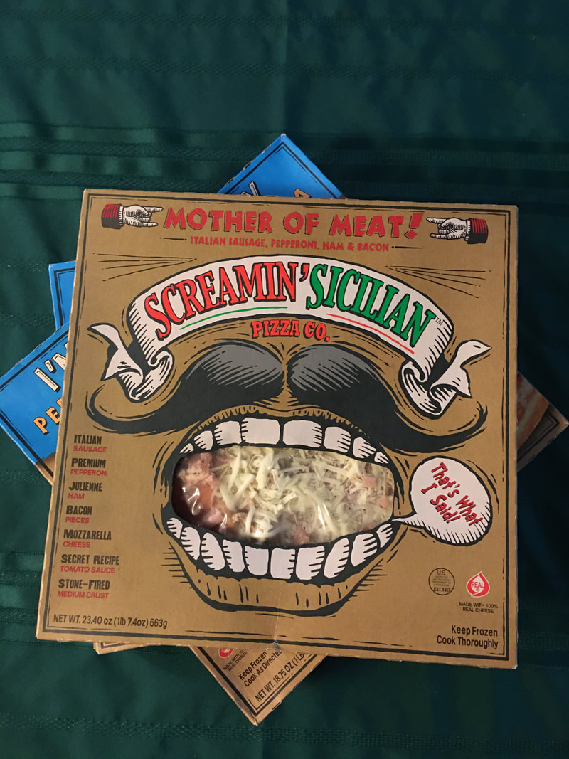 screaming' Sicilian pizza