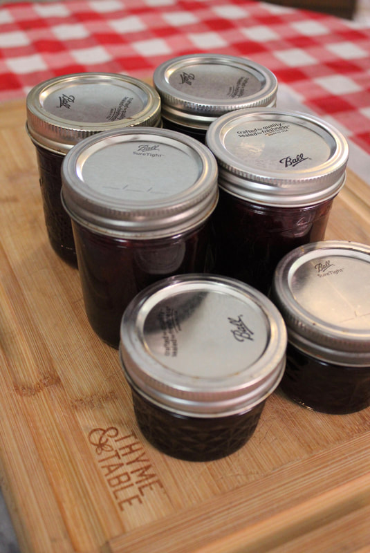 home canned blackberry jelly