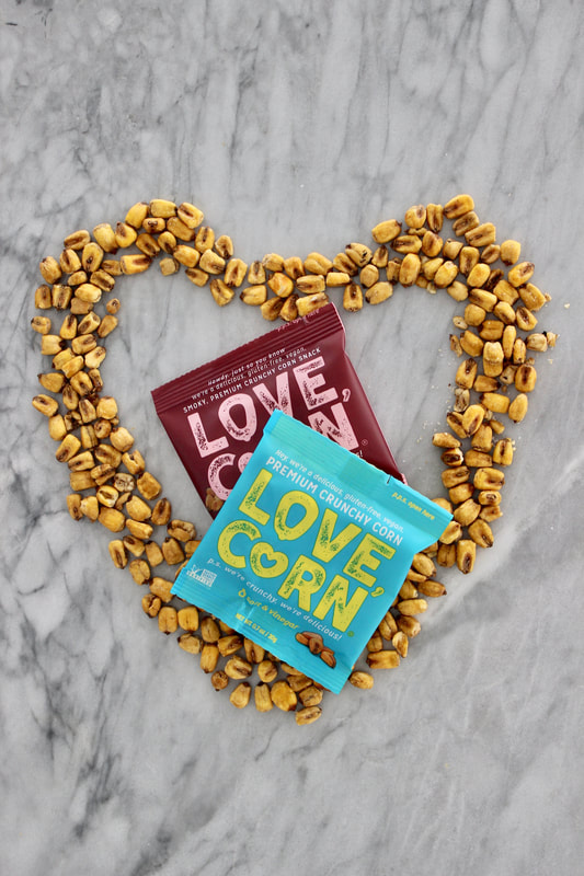 Heart Shaped picture of LOVE CORN snacks