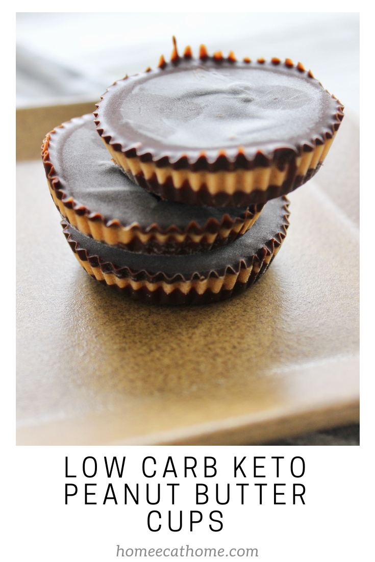 Low Carb Keto Peanut Butter Cups
