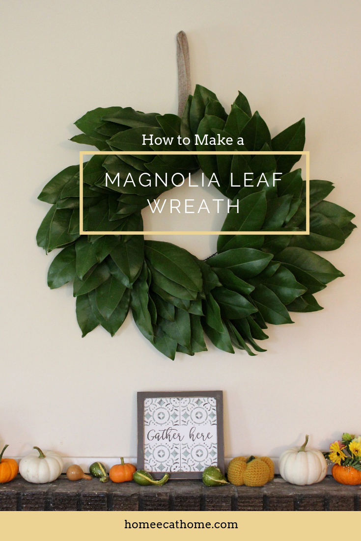 How to Make a Magnolia Wreath