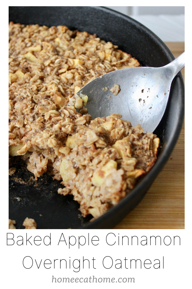 Baked Apple Cinnamon Overnight Oatmeal