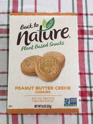Back to Nature peanut butter cookies