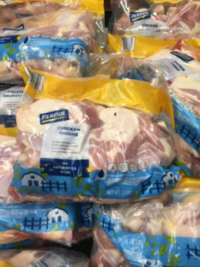 Perdue 5 lb. bags of chicken thighs 