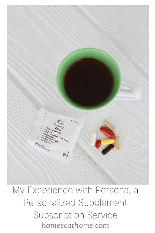 My Experience with Persona, a Personalized Supplement Subscription Service