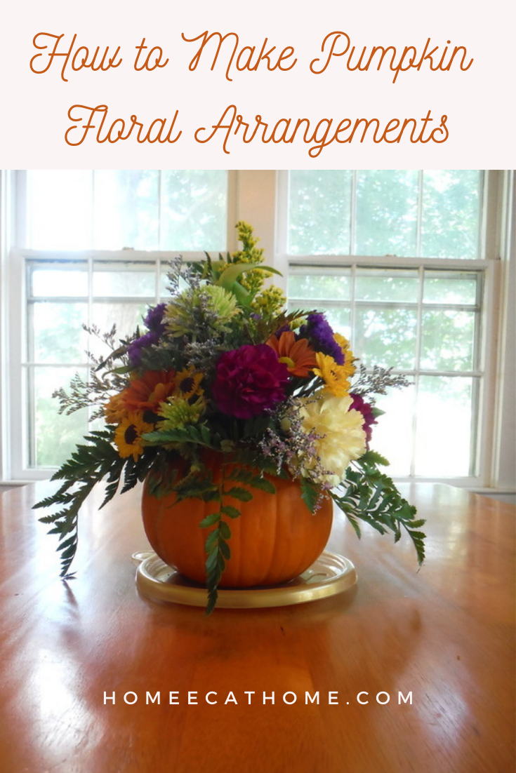 How to Make Pumpkin Floral Arrangements