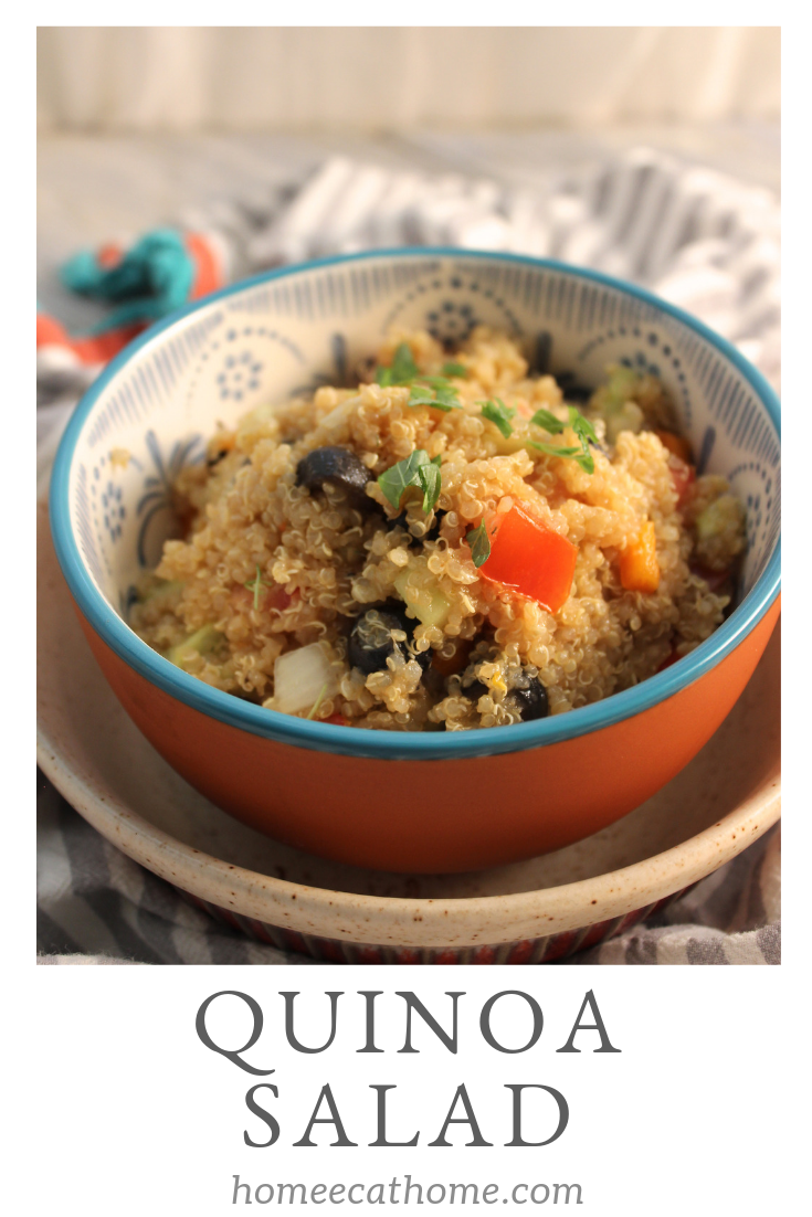 Try this healthy and delicious quinoa salad for an easy summer treat!