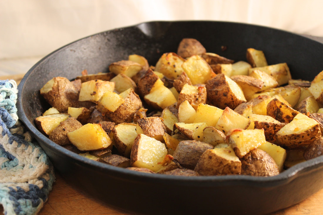 Delicious oven roasted potatoes