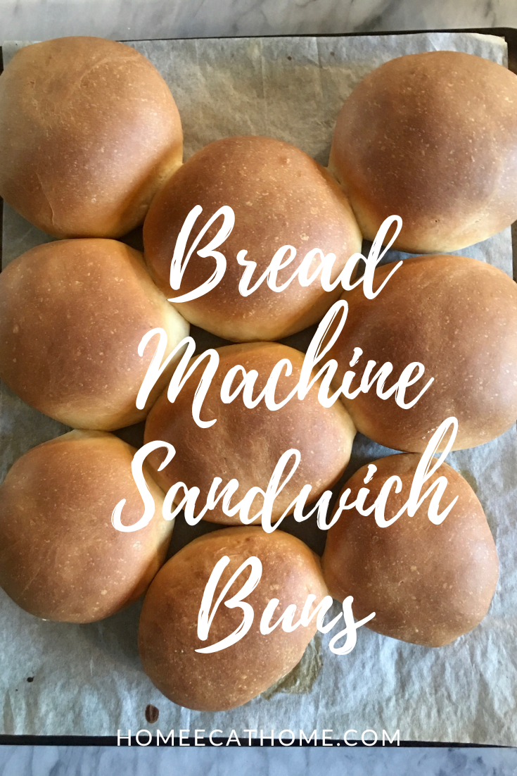 Bread Machine Sandwich Buns