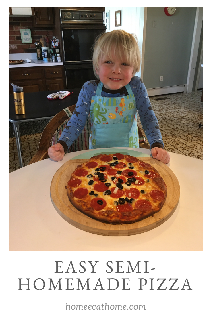 Easy Semi-Homemade Pizza 