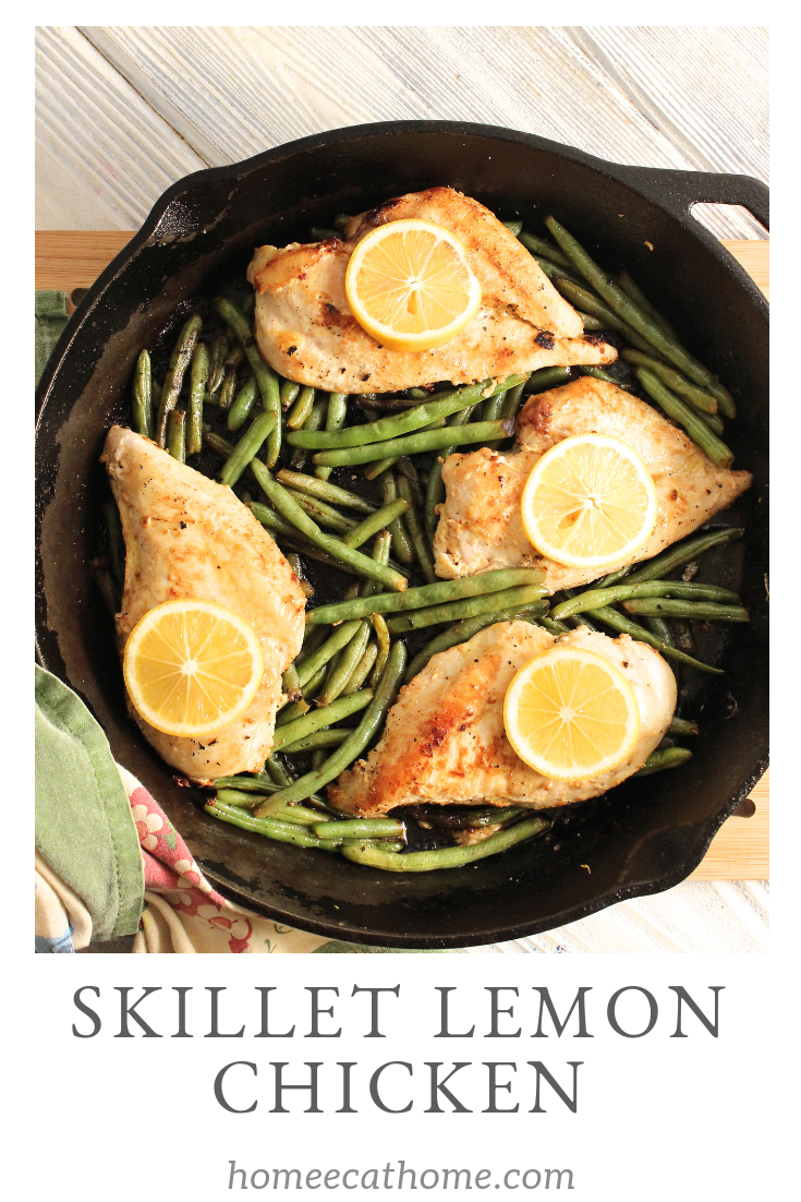 Skillet lemon chicken so easy you don't even need a recipe!