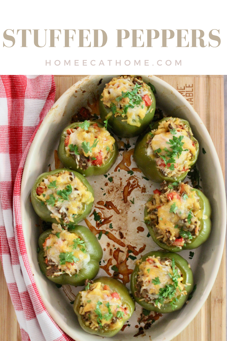 Stuffed Peppers Pinable Image