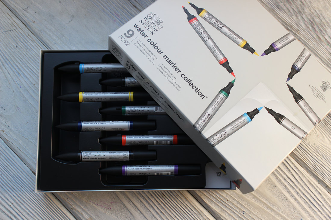 Winsor & Newton water colour marker collection